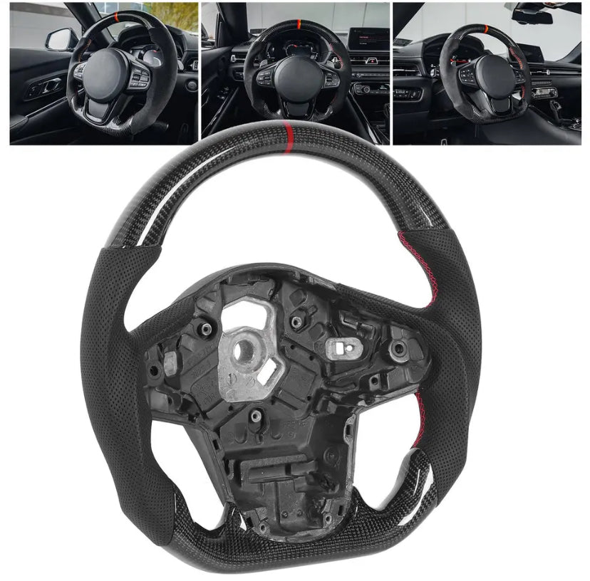 Toyota Supra MK5 Carbon Fibre Steering Wheel 2020+