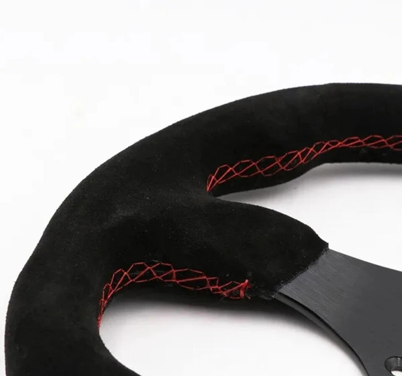 MOMO Aftermarket Steering Wheel Suede Leather