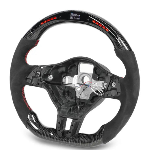 Volkswagen MK6 Carbon Fibre LED Steering Wheel