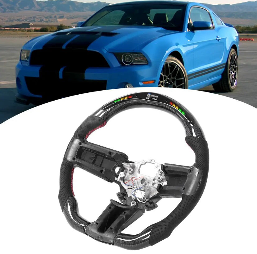 Ford Mustang Carbon Fibre LED Display Steering Wheel 2010-2014