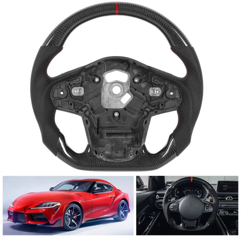 Toyota Supra MK5 Carbon Fibre Steering Wheel 2020+