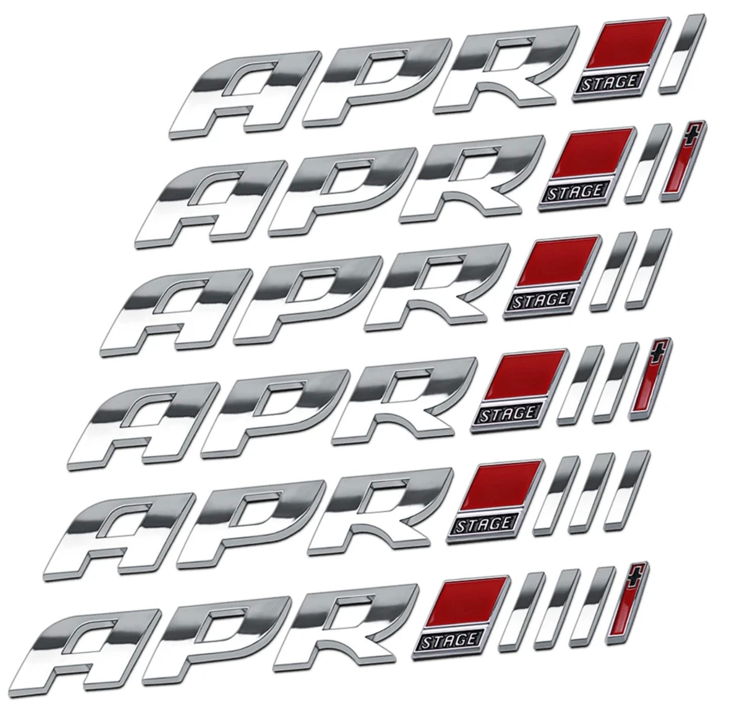 APR European Tuning Group Badges Stages 1-3+