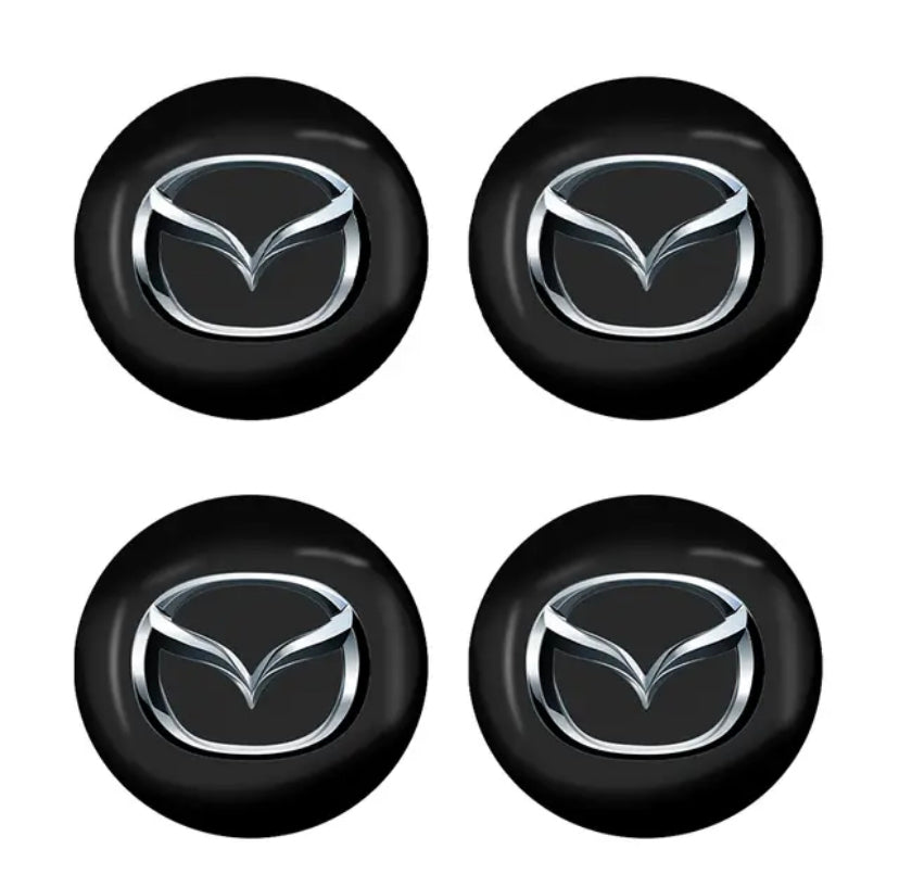 Mazda Centre Hubcaps Sticker Cover