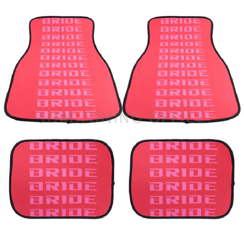 Universal BRIDE Floor Mats 4pc