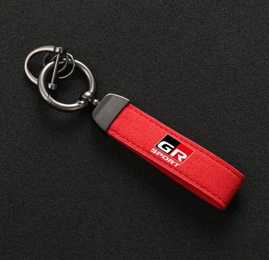 Toyota GR Leather Keychain 1Pc