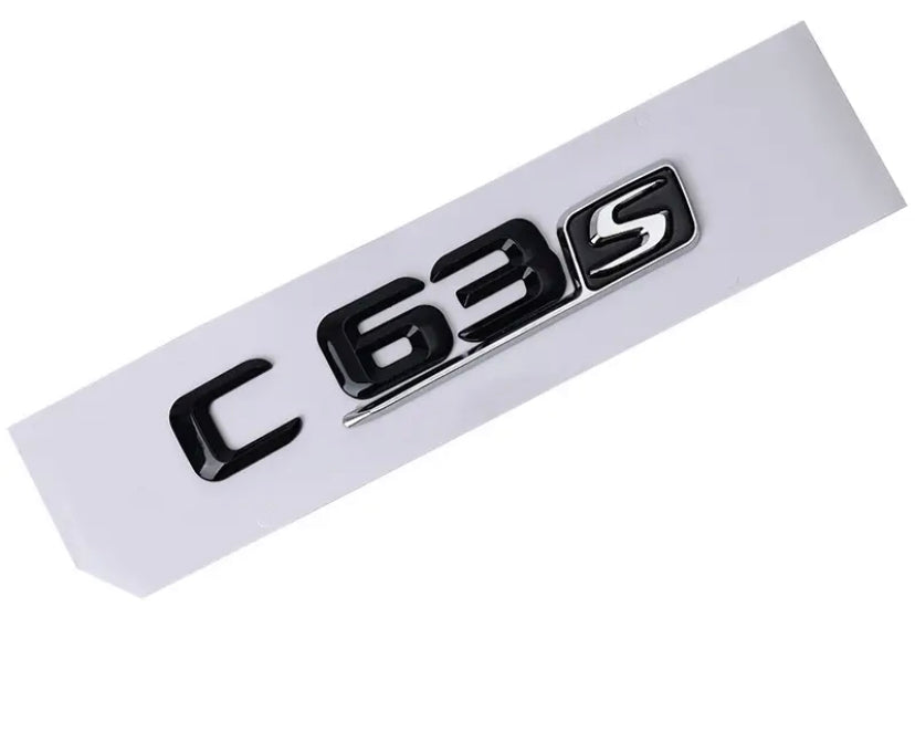 Mercedes C63S Badges