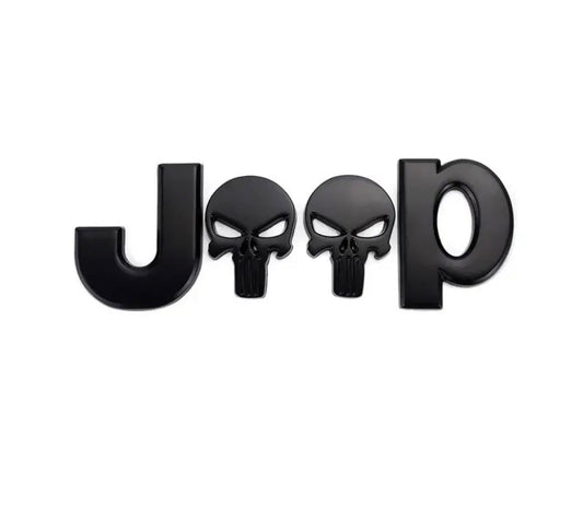 Jeep Logo Met Skedels