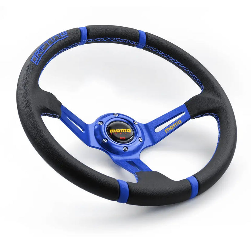 Aftermarket Steering Wheel MOMO Deep Dish Smooth Leather