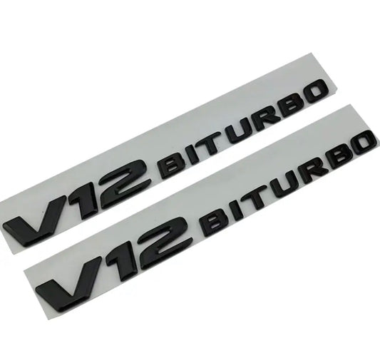 Mercedes V8, V8 Bi-Turbo, V12 Bi-Turbo Badges