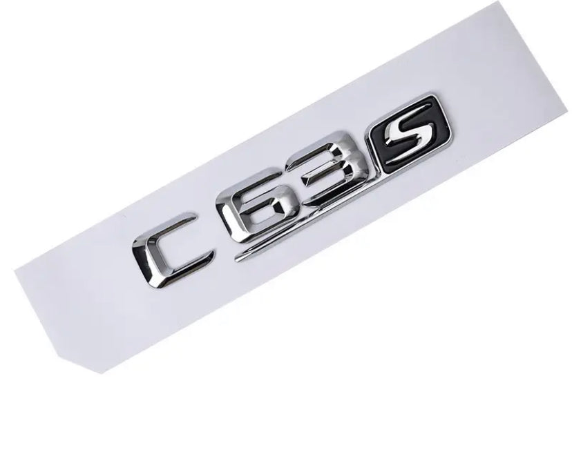 Mercedes C63S Badges