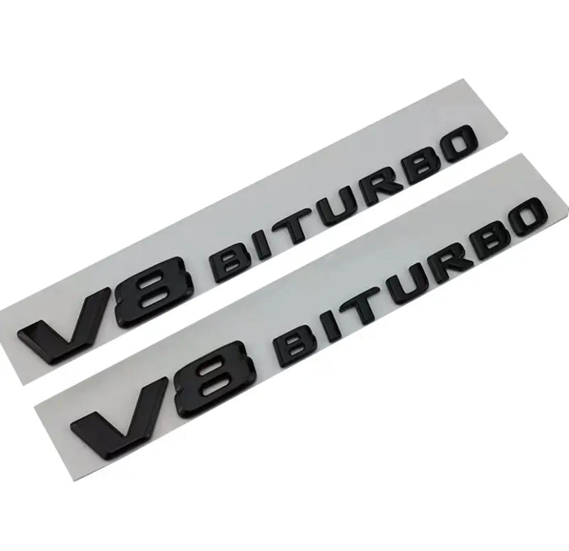 Mercedes V8, V8 Bi-Turbo, V12 Bi-Turbo Badges