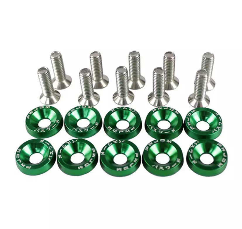 Steel Aftermarket Washer And Bolts 10pcs