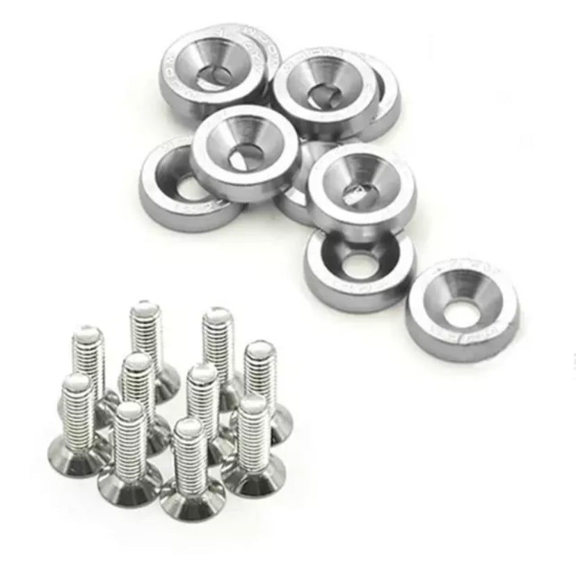 Steel Aftermarket Washer And Bolts 10pcs