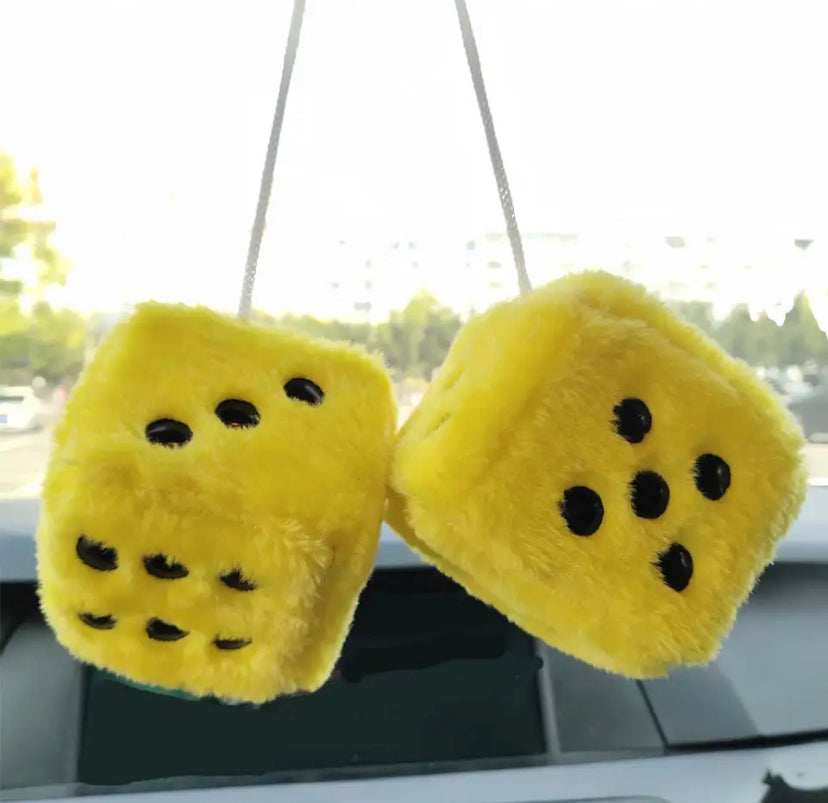 Dice Rear View Mirror Decoration