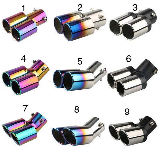 Universal Exhaust Tips (Assorted) 1pc