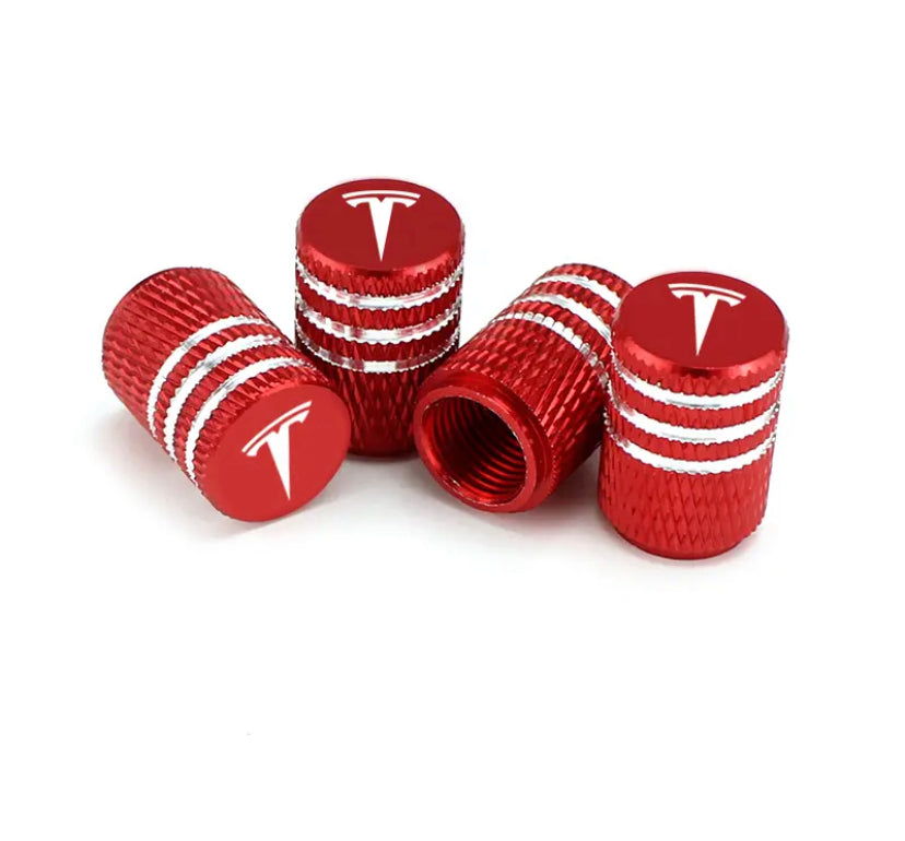 Tesla Valve Caps 4pc