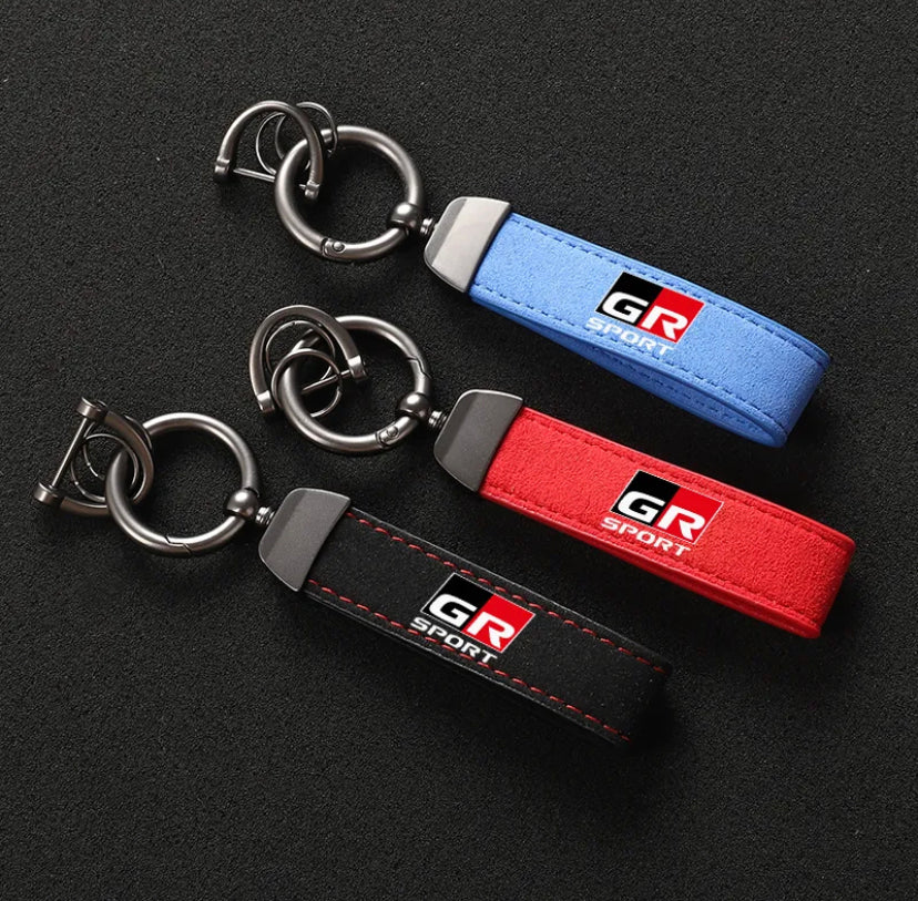 Toyota GR Leather Keychain 1Pc