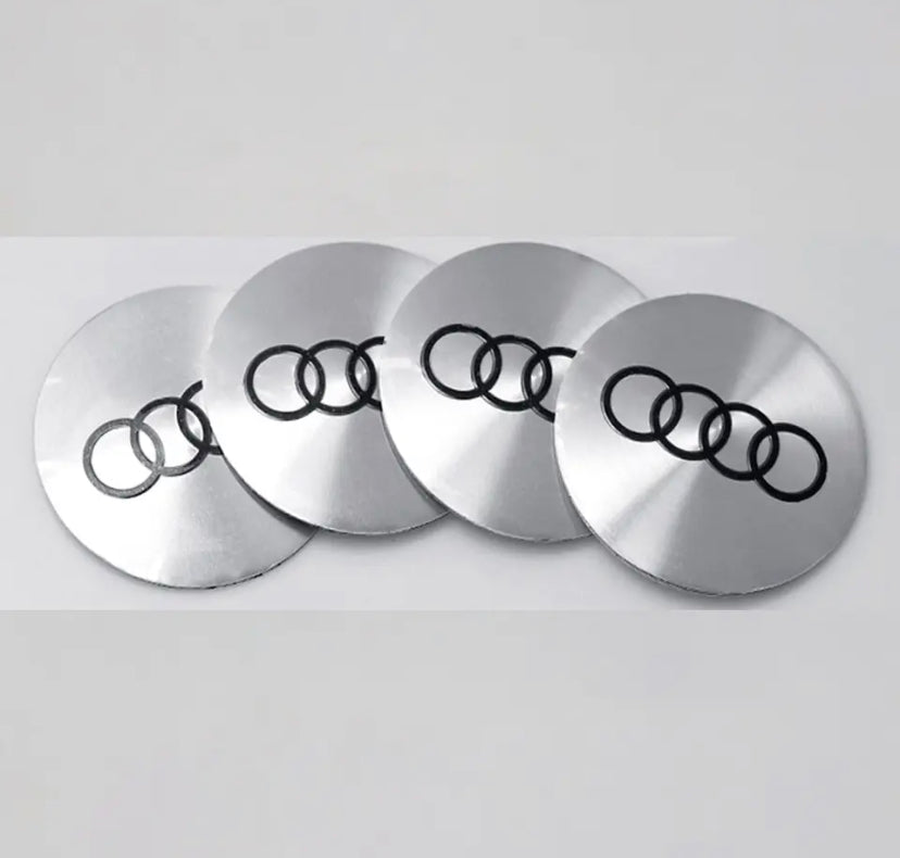 Audi Centre Sticker Cap 4pc