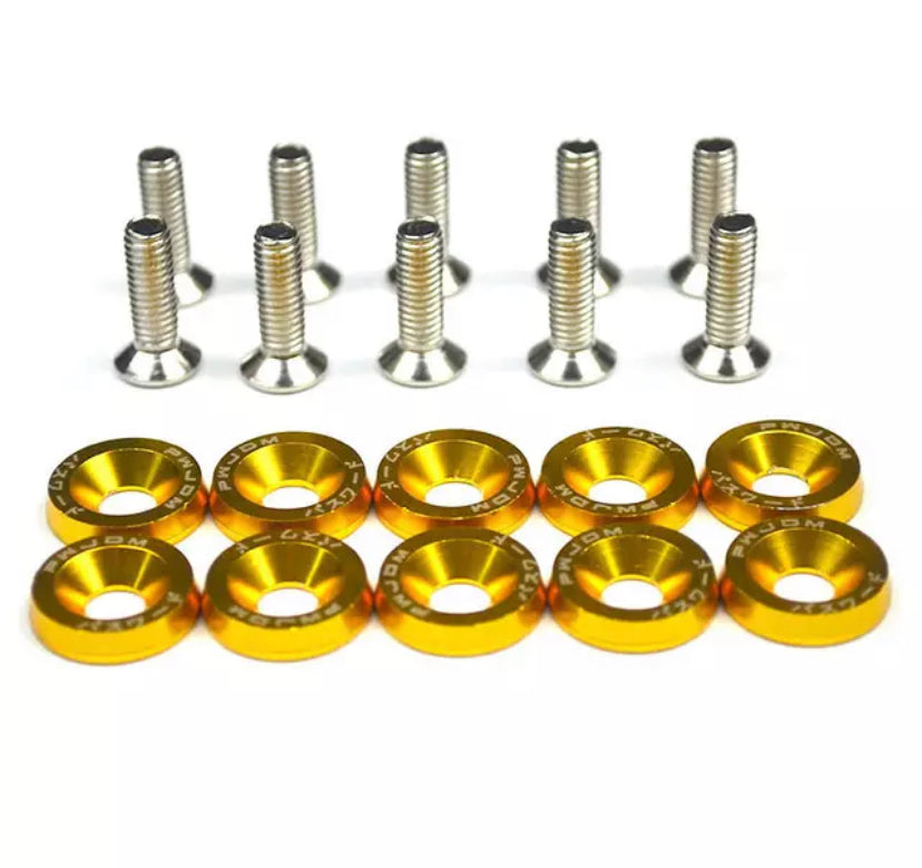 Steel Aftermarket Washer And Bolts 10pcs