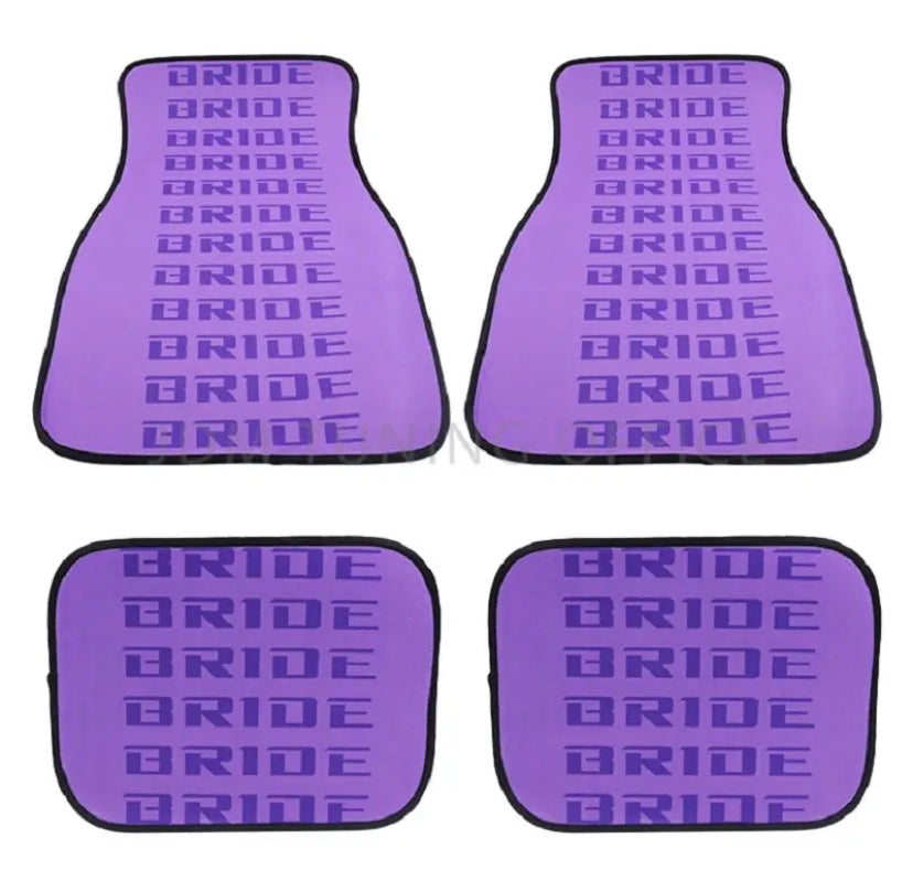 Universal BRIDE Floor Mats 4pc